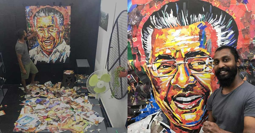 pinarayi-vijayan-collage-by-artist-vinayathejaswi pinarayi-vijayan-collage-by-artist-vinayathejaswi