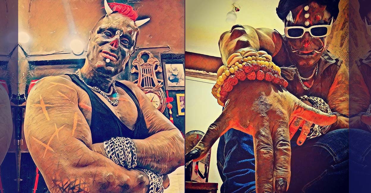 ബോഡി മോഡിഫിക്കേഷൻ തുടർന്ന് മൈക്കൽ പ്രാഡോ Michel Faro do