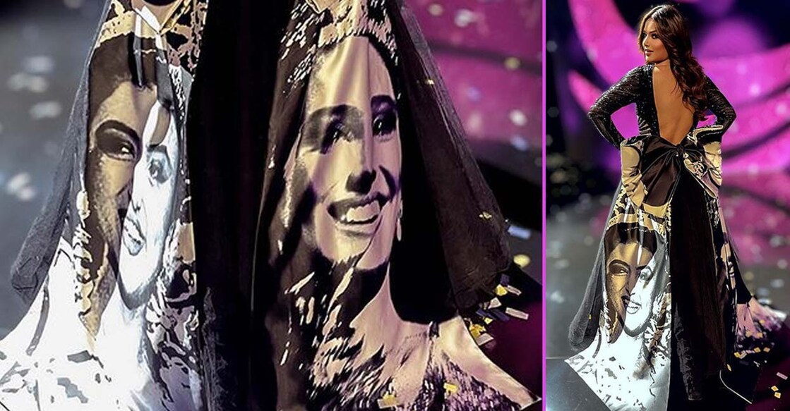harnaaz-sandhu-pays-tribute-to-sushmita-sen-lara-dutta-in-dream-gown Image Credits: Instagram/Harnaazsandhu