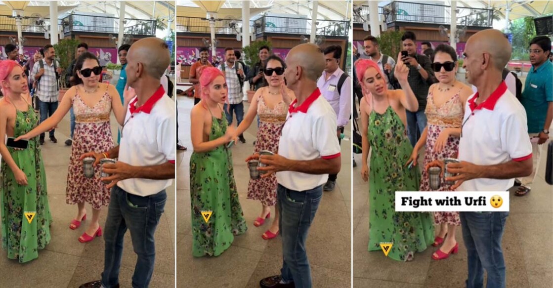 urfi-javed-slammed-by-elderly-man-over-weird-fashion-choice Image Credits: Instagram/viralbhayani