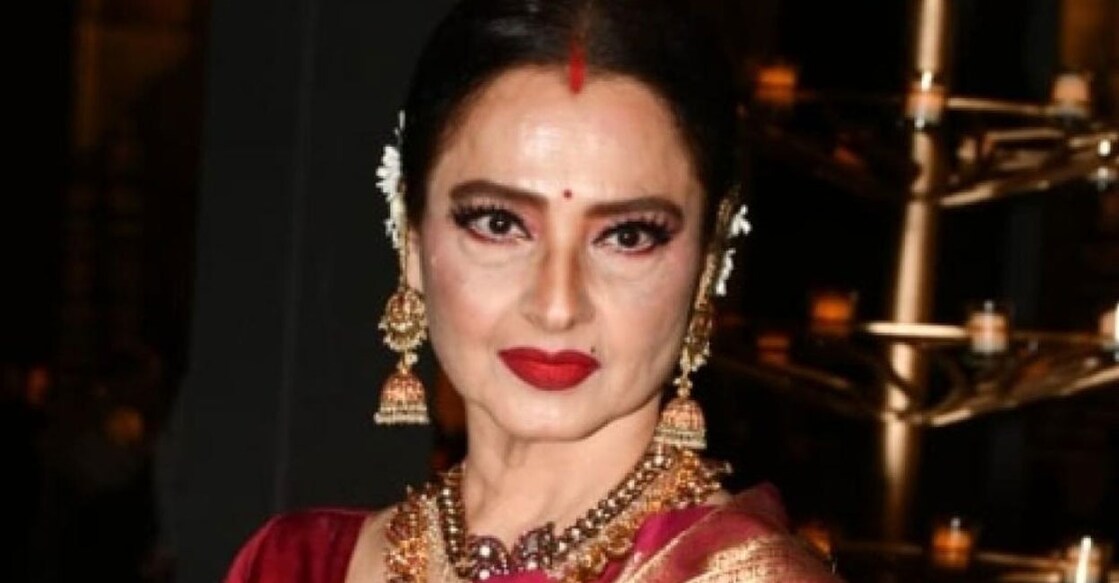 rekha-main രേഖ∙ ചിത്രം: @GraziaIndia/X
