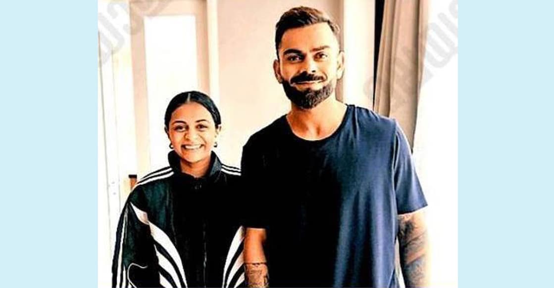 kohli-pushpa പുഷ്പയ്ക്കൊപ്പം കോലി