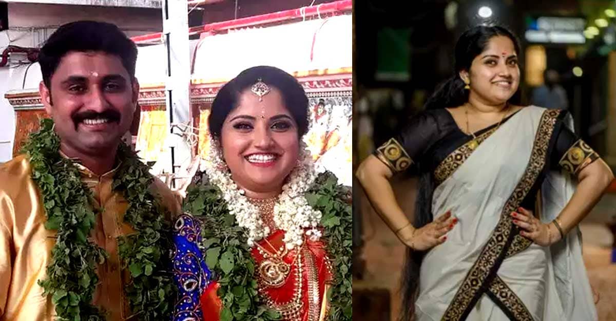 serial actress santhoshi wedding photos
