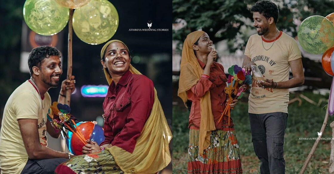kerala-wedding-save-the-date-at-thrissur-goes-viral Image Credits: Athreya Wedding Stories/ Instagram