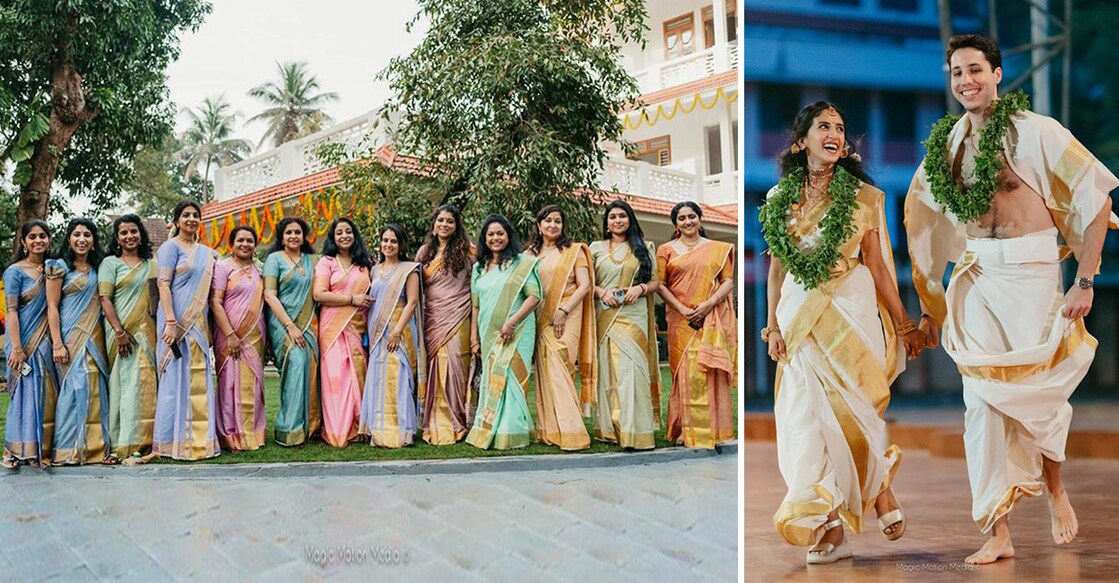  colorful-handloom-sarees-for-sohan-roy-abhini-sohan-roy-daughters-wedding