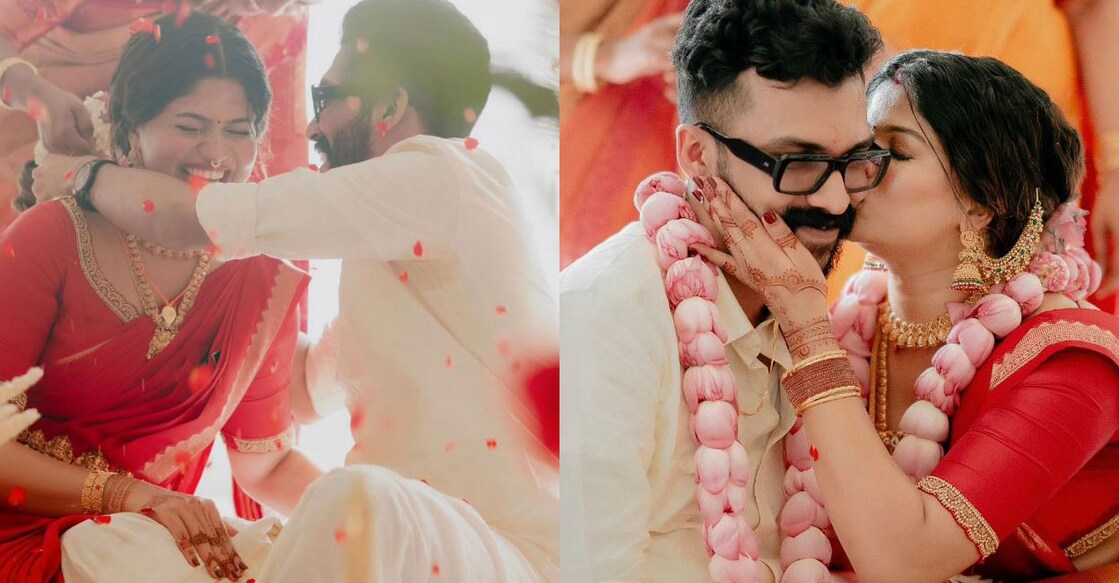 അർജുനും അപർണയും വിവാഹ വേളയിൽ∙ ചിത്രം: arjyou_/ Instagram