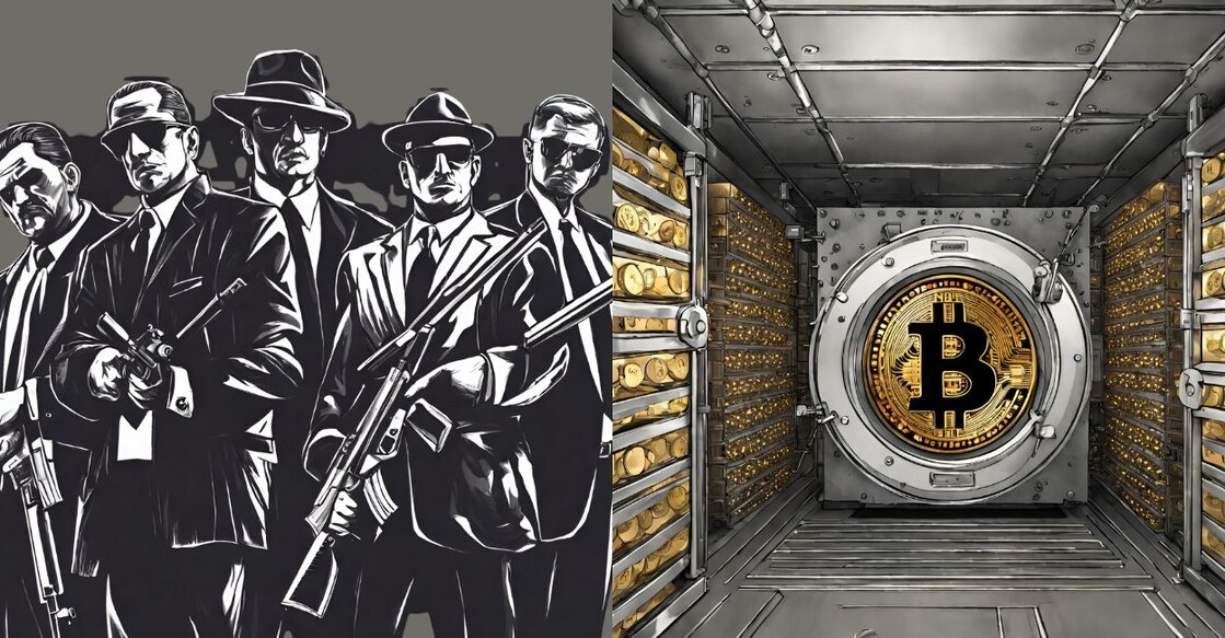 mafia-and bitcoin - 1 Image Created With Canva AI