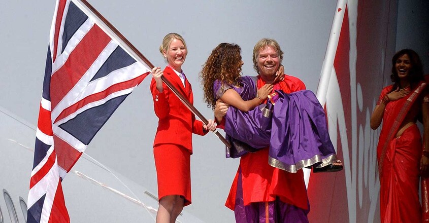 INDIA-BRITAIN-VIRGIN AIRLINES-BRANSON INDIA-BRITAIN-VIRGIN AIRLINES-BRANSON