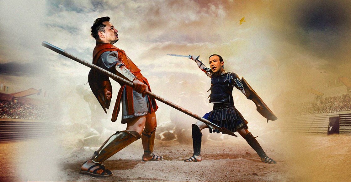 musk-zuckerburg-gladiator