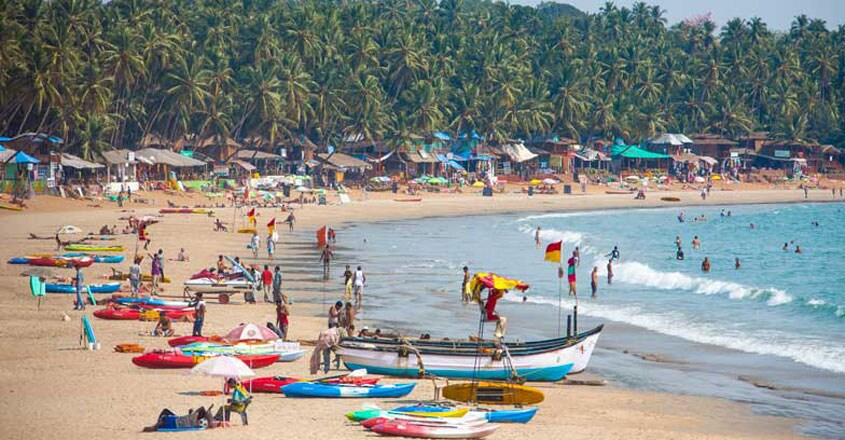 Goa, Panjim, View of Palolem Beach Goa, Panjim, View of Palolem Beach