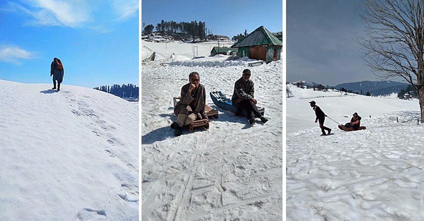 Kashmir Snow Gulmarg Kashmir Snow Gulmarg
