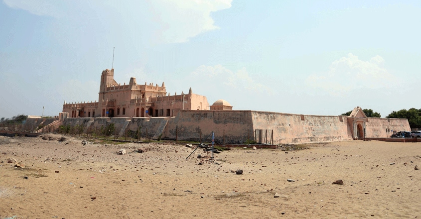 Tharangambadi-Danish-Fort-Beach1 Tharangambadi-Danish-Fort-Beach1
