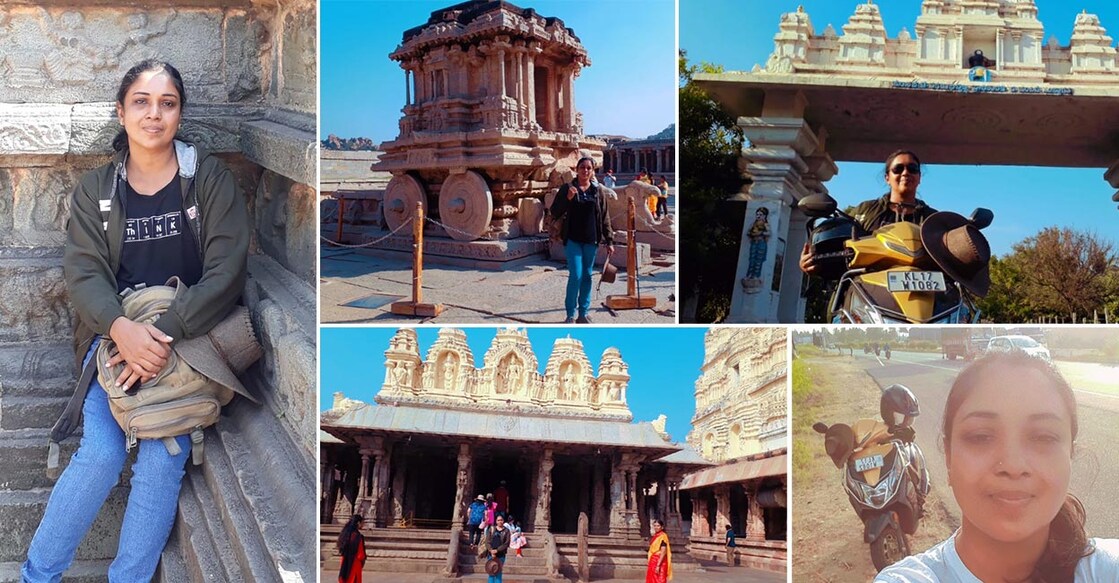 hampi ഹംപി യാത്രയിൽ മനീഷ മാത്യു