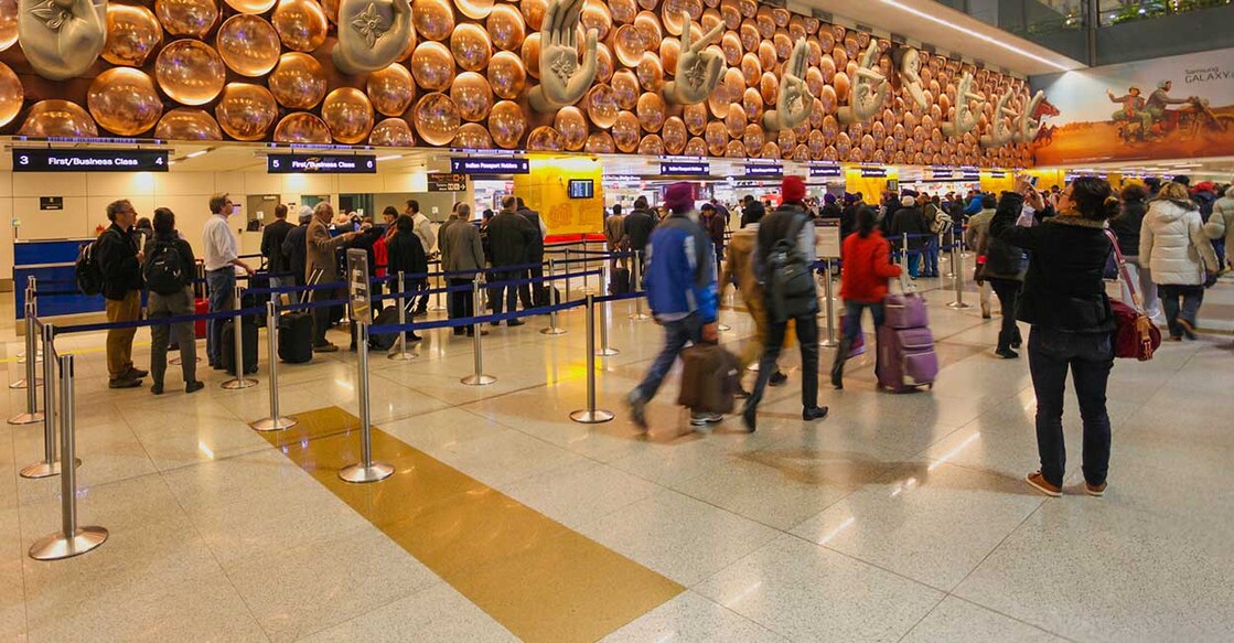 delhi-airport New Delhi. Image Credit : saiko3p/shutterstock