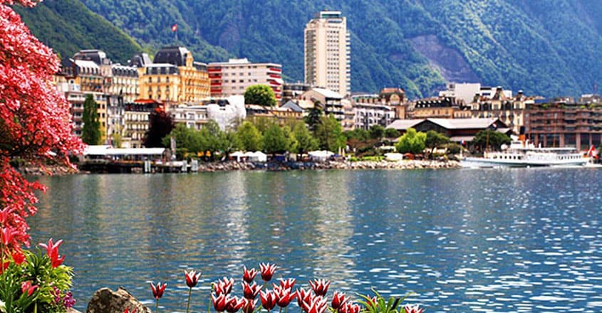 Montreux and Lake Geneva, Switzerland. Montreux and Lake Geneva, Switzerland.