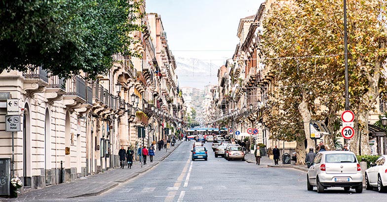 Streetview in Catania Streetview in Catania
