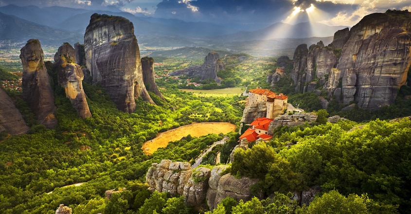 Meteora,-Greece Meteora,-Greece