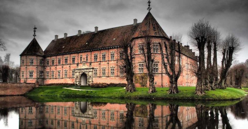 Voergaard-Castle,-Denmark Voergaard-Castle,-Denmark