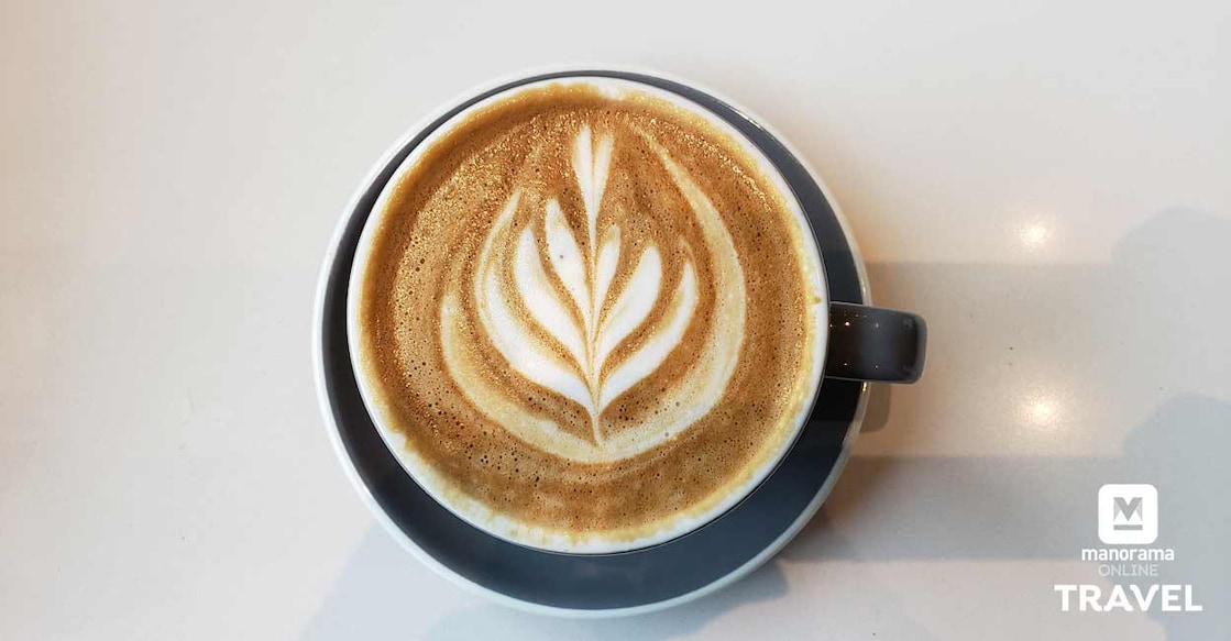 2-Prado-coffee-Surrey Latte at Prado coffee, Civic hotel, Surrey