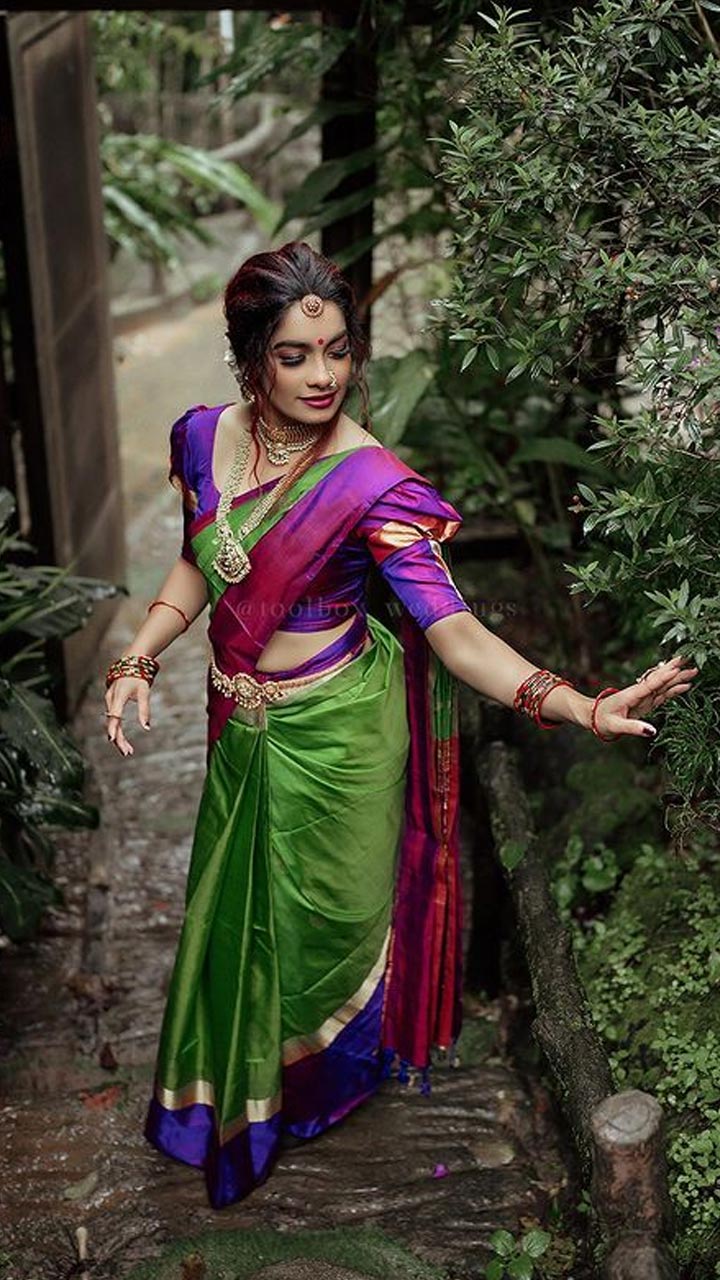 Instagram Saree captions: Trending saree captions in Marathi and English  for Maharashtrian Mulgis | Events News - News9live