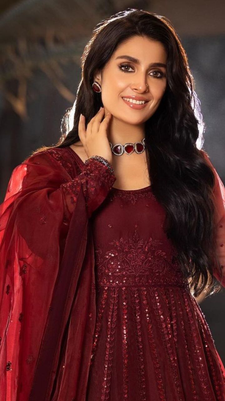 open lace back dress AYEZA KHAN