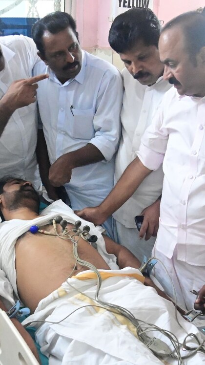 സ്പീക്കറുടെ ഓഫിസ് ഉപരോധത്തിനിടെ പ്രതിപക്ഷ അംഗങ്ങൾക്ക് മർദനം