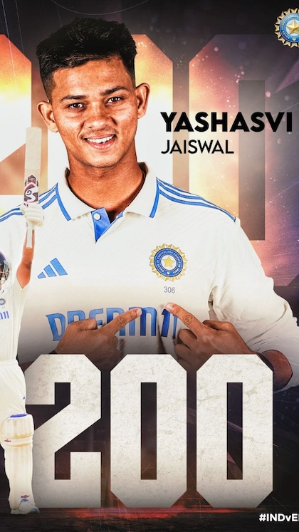 Jaiswal scores his first double century;