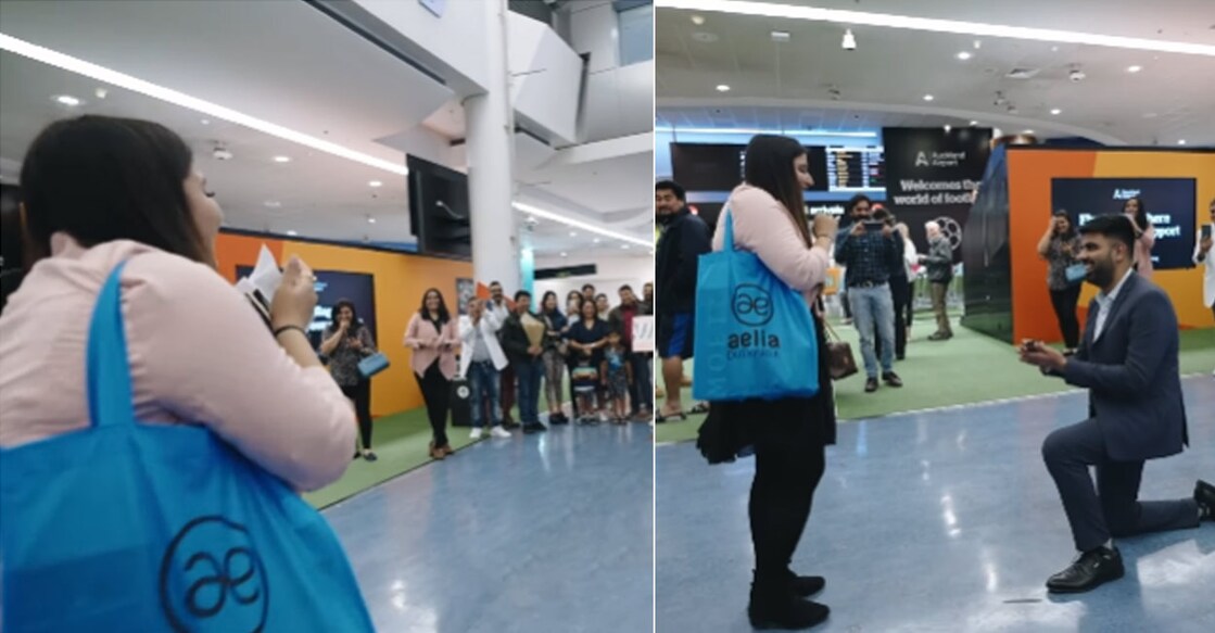 airport-marriage-proposal Image Credit: instagram/aucklandairport