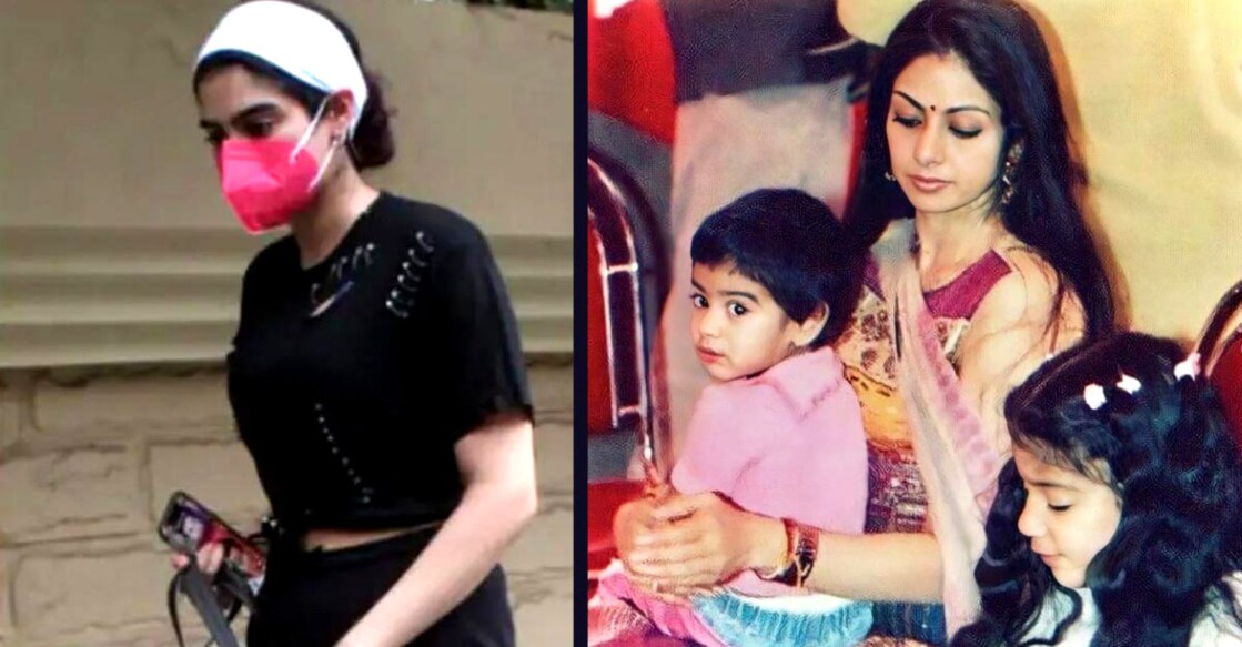 Khushi Kapoor's phone wallpaper is a childhood pic with mom Sridevi Khushi Kapoor's phone wallpaper is a childhood pic with mom Sridevi