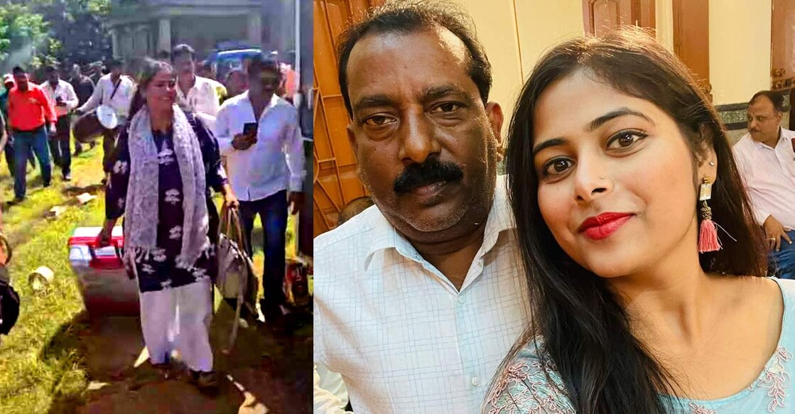 father-welcomes-daughter മകൾ സാക്ഷി, പ്രേം ഗുപ്ത. Image Credit: PremGupta/Facebook